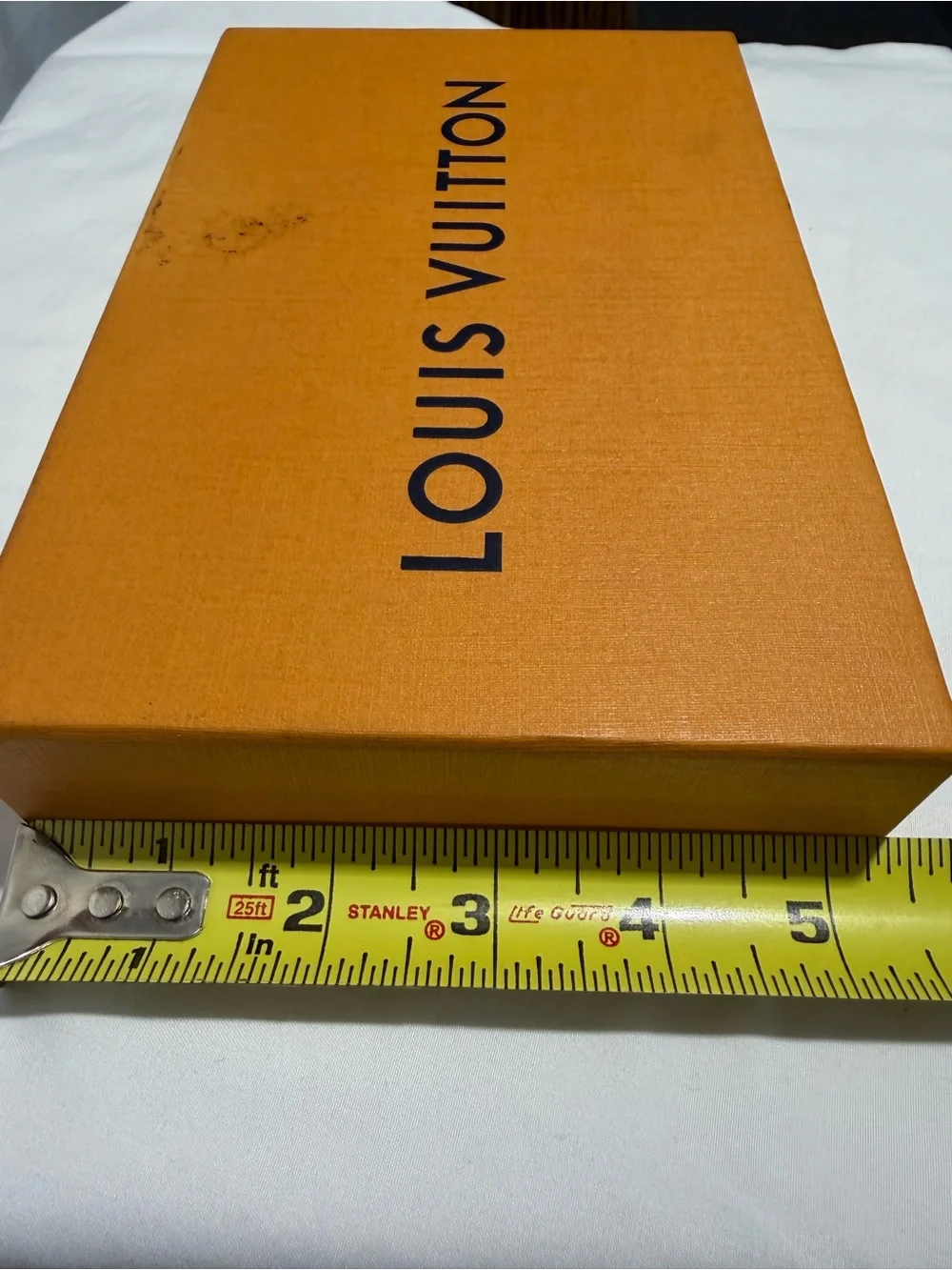 Louis Vuitton Gift or Storage Box with Blue Pull Tab